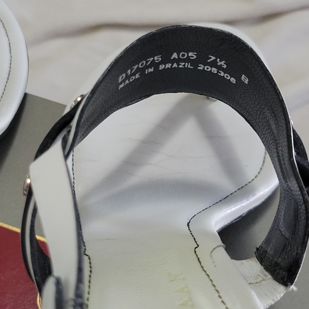 Ladies Cole Haan White Sandal - Picture 5 of 5